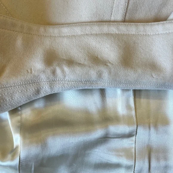 J. CREW CREAM WOOL PEA COAT - Picture 8 of 9